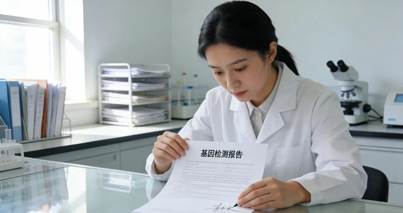 湘潭年轻女性获得阴性基因检测报