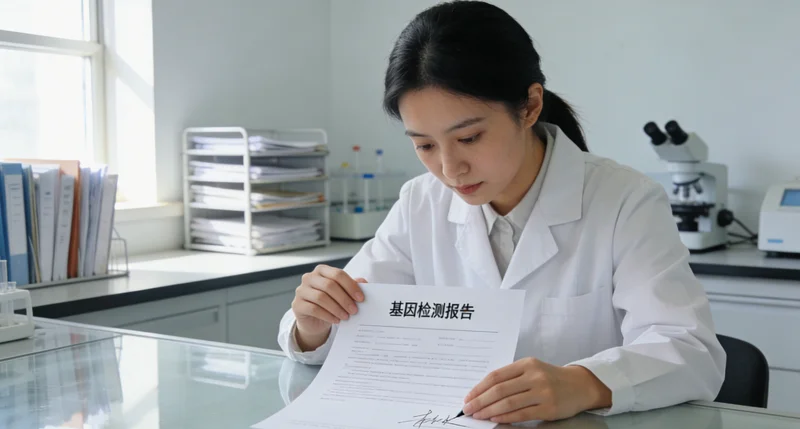 萍乡遗传咨询师为客户解读基因检