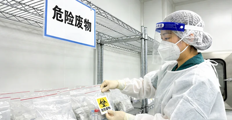 武威医院内医生正在进行结肠镜检