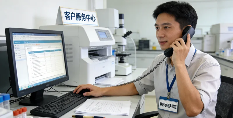 成都遗传咨询室医生与患者家属沟