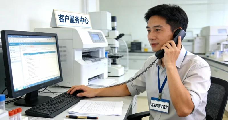 翁旗医生为患者解读基因检测报告