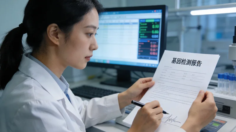 巴州用户查看基因检测报告并与医