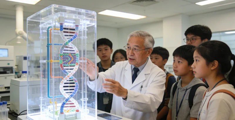 新郑家庭接受遗传咨询医生讲解基