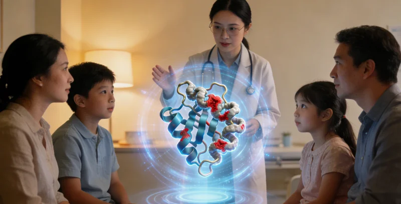 灵宝眼科医生为孩子进行专业眼睛