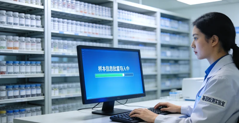 上海女性在医生陪伴下阅读基因检
