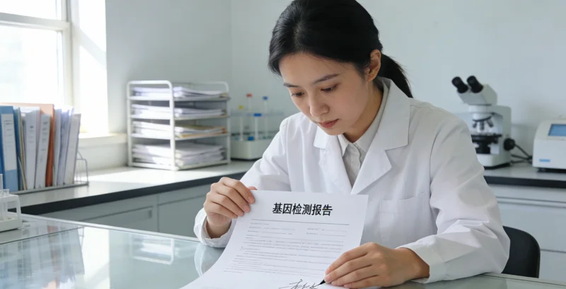 莫旗基因检测报告解读示意图