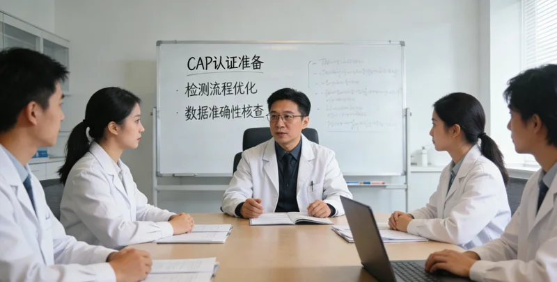 翁旗家庭进行健康管理讨论与胃镜