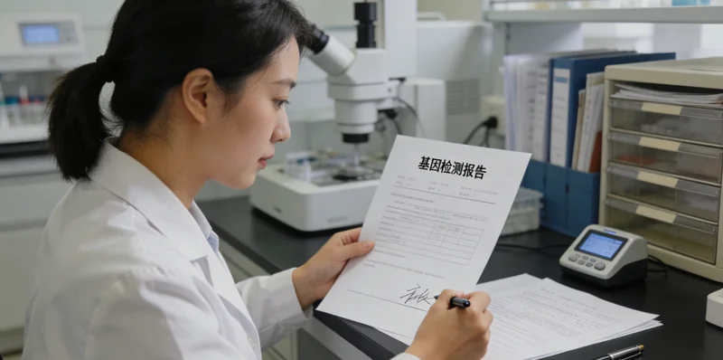 扬中VHL基因检测报告示意图