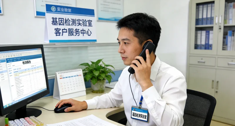大同遗传咨询师向夫妇解释基因检