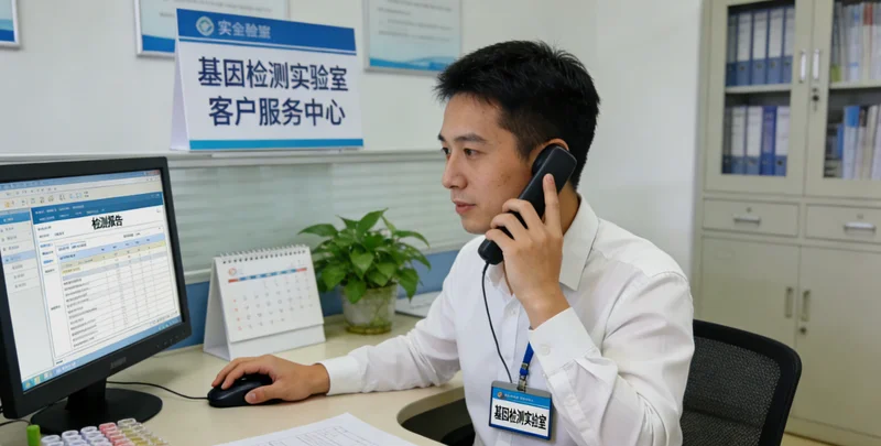 平泉女性与遗传咨询师在诊室亲切