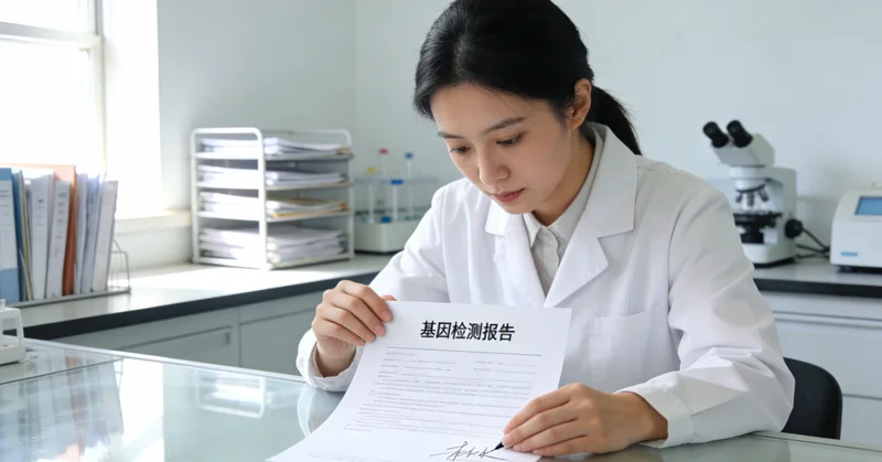 宜宾医生为患者解读基因检测报告