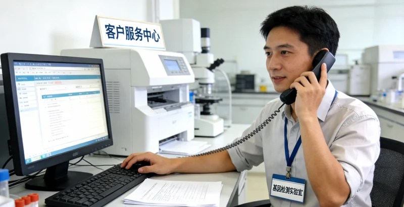 四会遗传咨询医生向患者讲解基因