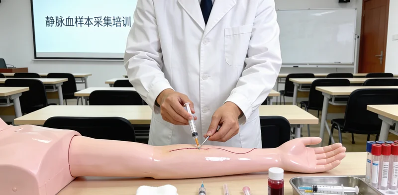 结肠镜检查与息肉切除医学示意图