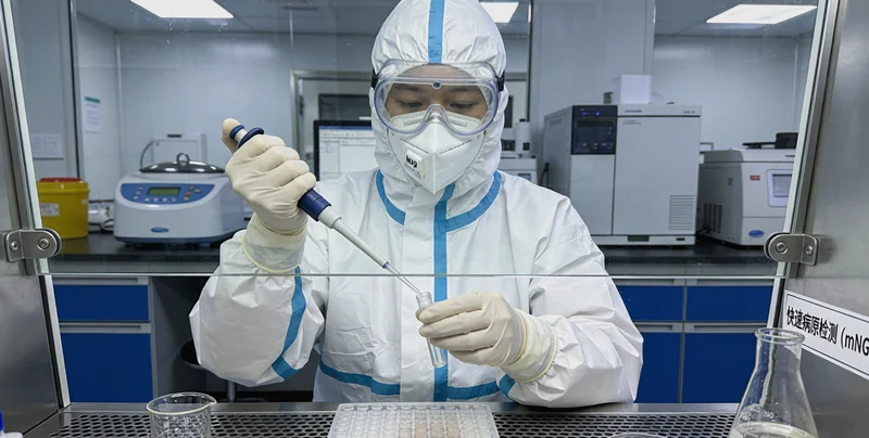 柳州快递员与家人一起关注健康生