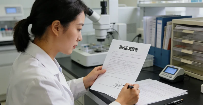江油女性查看BRCA基因检测报