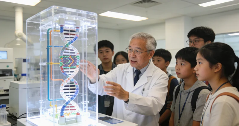 满洲里遗传咨询师正在向咨询者讲