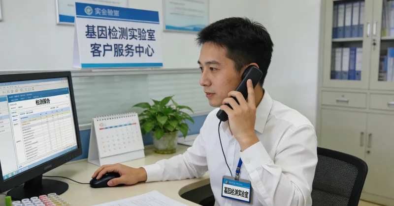 广元家庭在咨询室进行遗传咨询的
