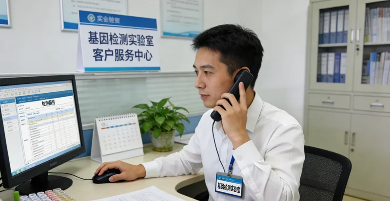 临海市民在医院进行遗传咨询与基