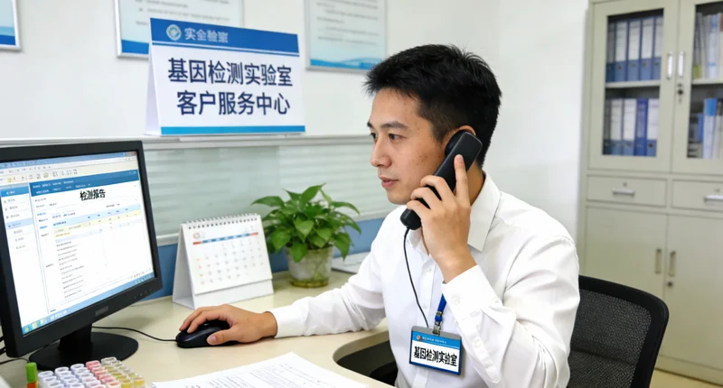 兴宁市民在医院进行遗传咨询场景