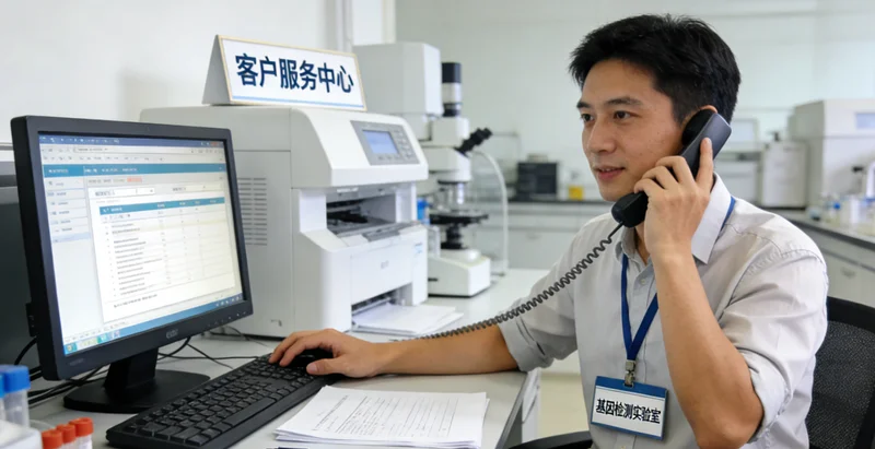 合山医生与患者进行BRCA基因