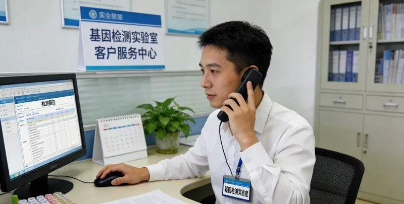 运城医生与患者进行基因检测报告