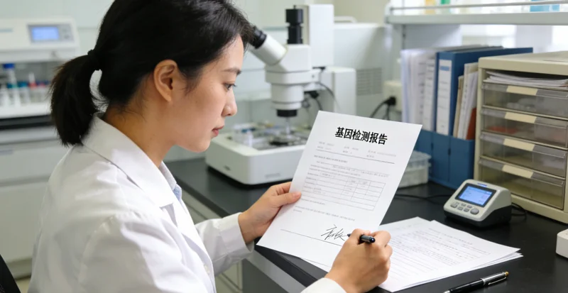 绥芬河居民查看和理解基因检测报