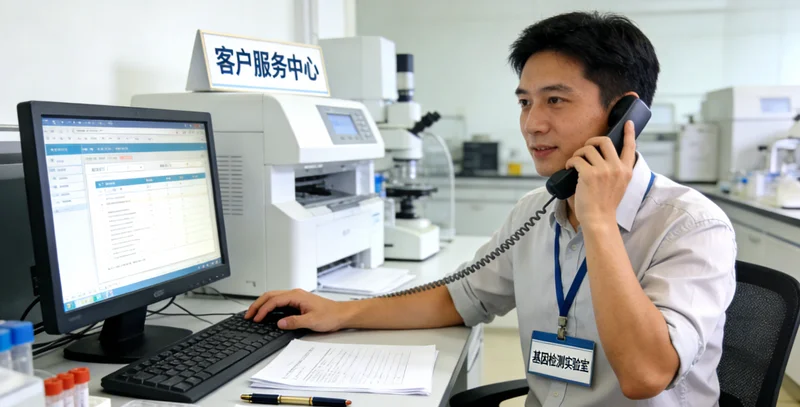 德兴家庭共同了解基因检测报告结