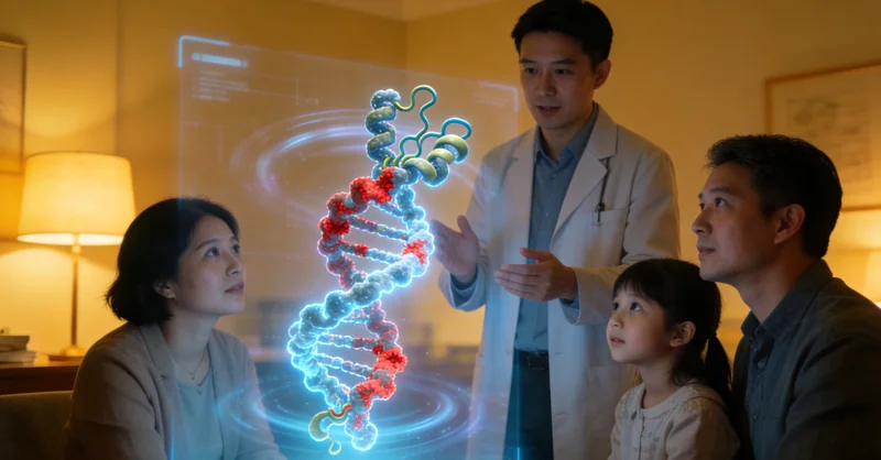 商丘家庭绘制家族健康树进行遗传