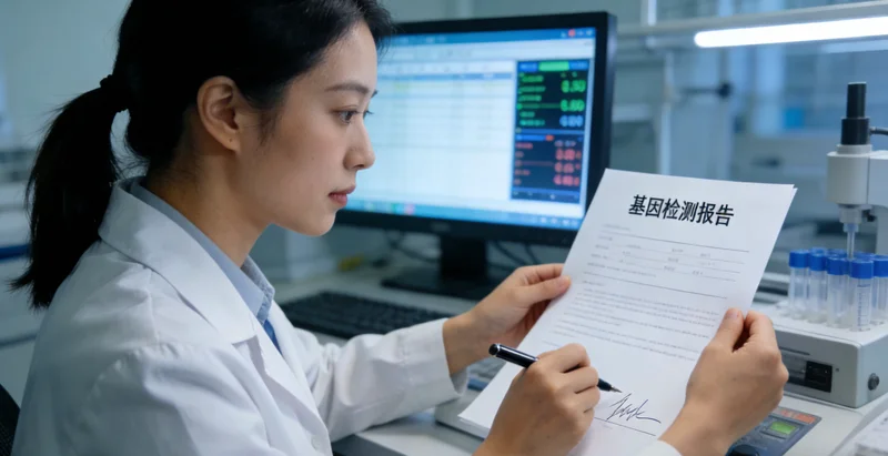 洪湖VHL基因检测报告与血液样