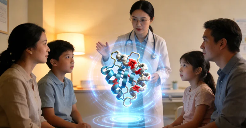 莱西遗传咨询师与家庭绘制健康家