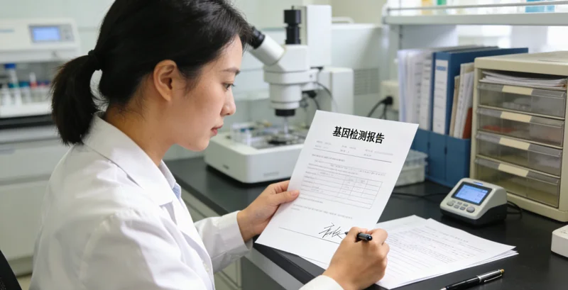 白银市基因检测报告专业解读示意