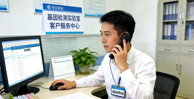 集安家庭共同查看并讨论基因检测