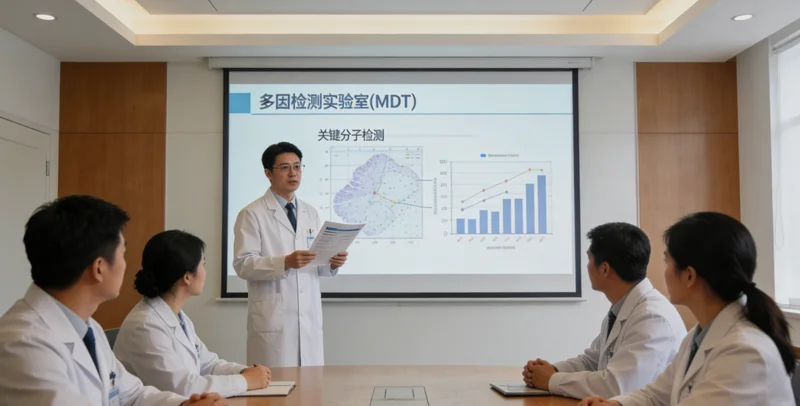 海南州眼科医生为患者进行眼底检