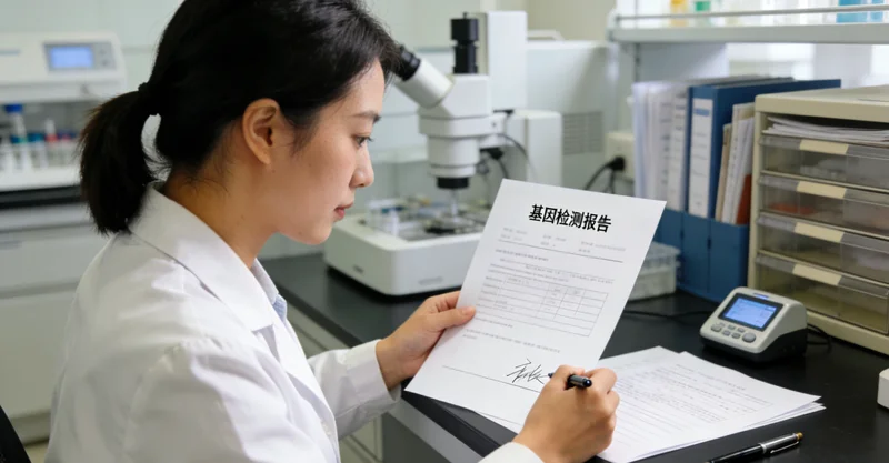 浏阳FAP基因检测报告解读示意