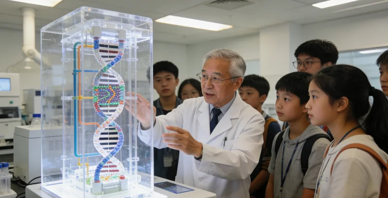 腾冲医生向居民讲解MMR基因检