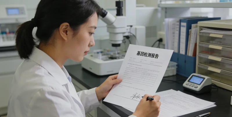 华阴家庭围坐一起查看基因检测报