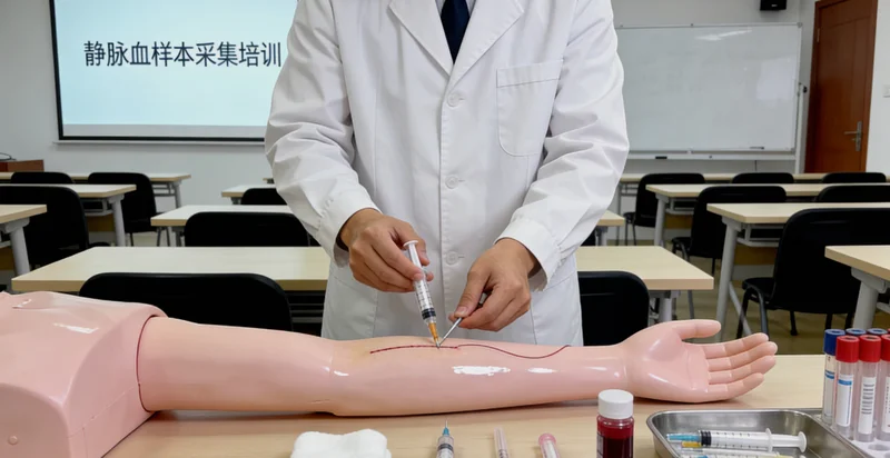 牙克石护士进行基因检测静脉血样