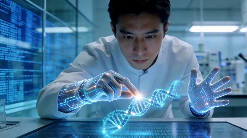 FISH检测显示HER2基因扩增示意图