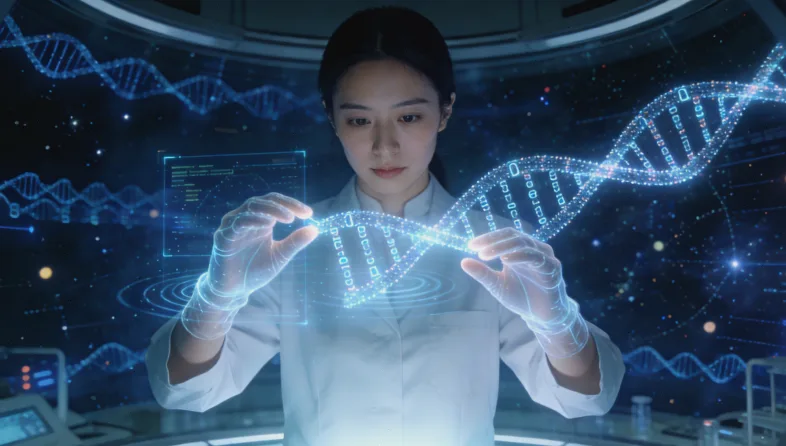 基因检测报告关键信息标注示例图