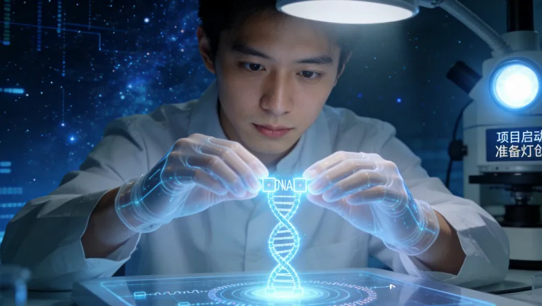 下一代测序(NGS)技术流程示意图