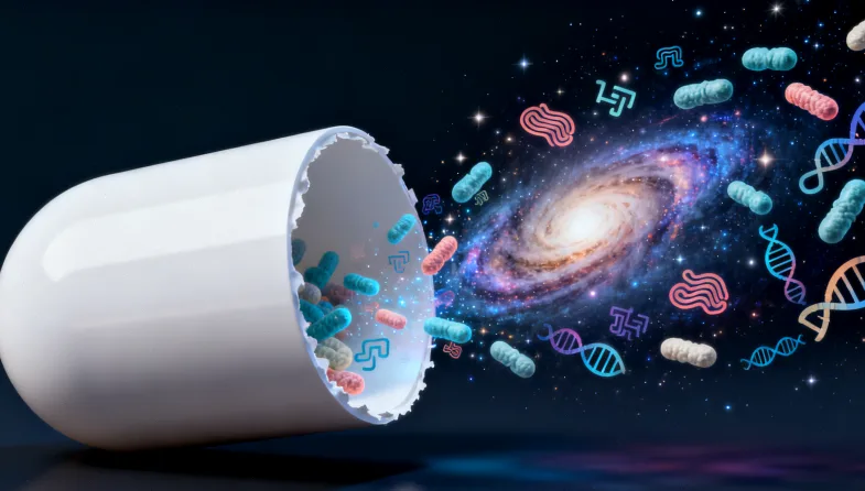 DNA双螺旋与受损修复示意图