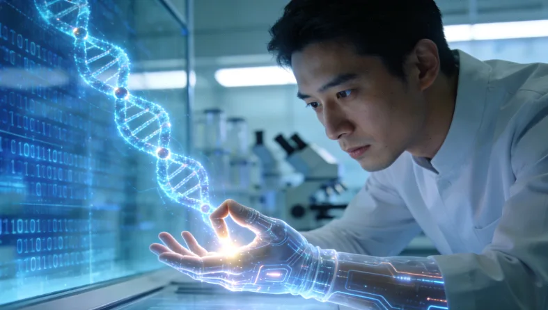 万核医学检测中心实验室工作场景