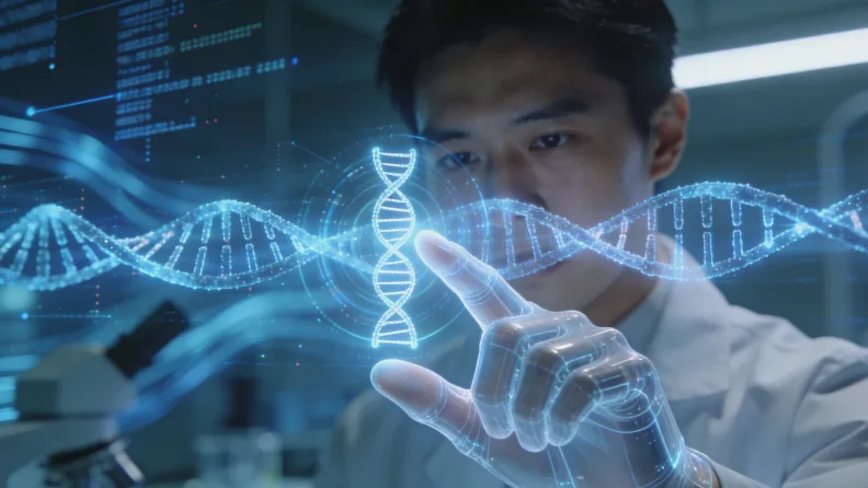 BRCA蛋白修复DNA双链断裂示意图