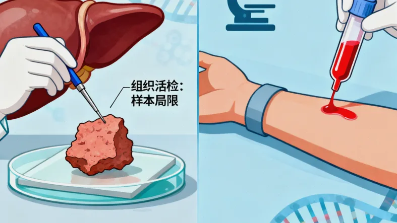 不同基因检测技术灵敏度与通量对比图