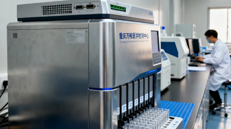 PCR片段分析电泳图显示不同长度GAA重复片段