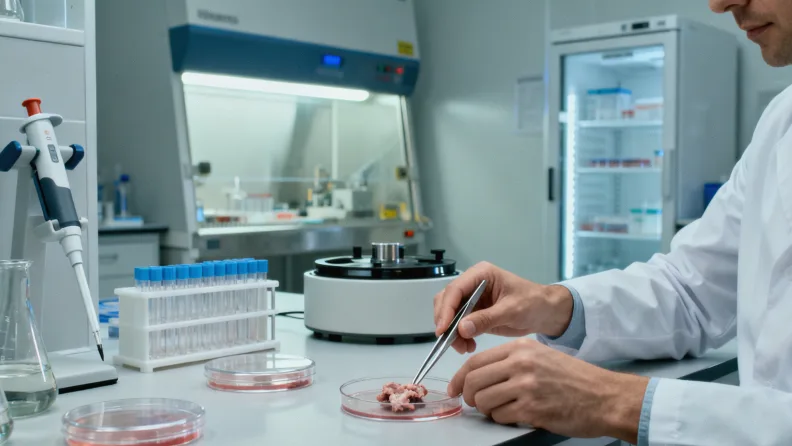 X染色体示意图，FMR1基因位置高亮