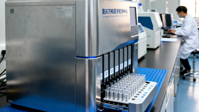 NGS测序仪工作流程示意图