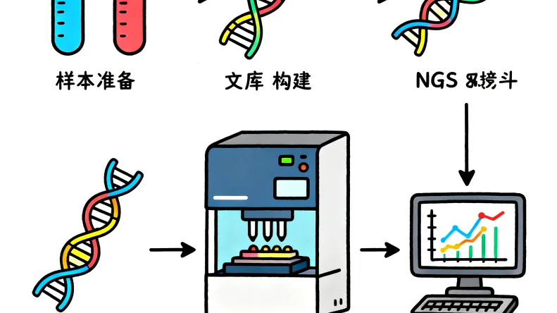KRAS基因突变导致信号持续激活的卡通比喻图