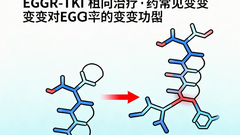 EGFR基因T790M突变示意图