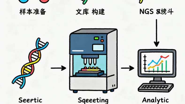 靶向药像钥匙匹配基因锁孔的示意图